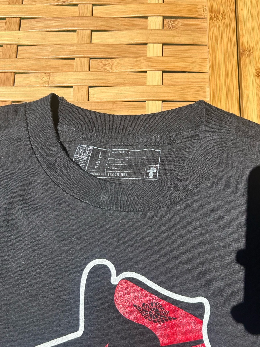 🔥3/$8- Jordan Heads Black & Red Graphic Tee - Unbranded - Picture 3 of 9